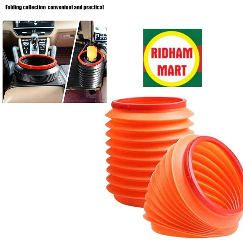 Foldable Storage Bucket , Water Container & Dustbin Multiuse Bucket For Home , Car & Kitchen Use Bucket